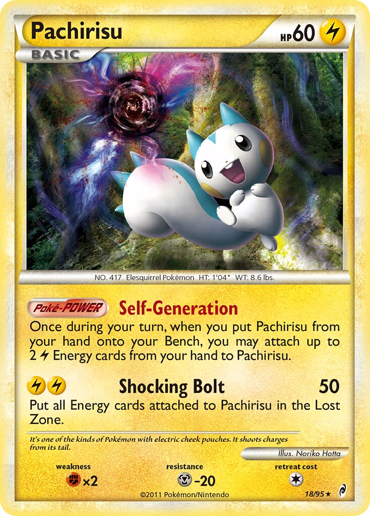 Pachirisu 018/106 — Call of Legends (English Pokémon TCG card)