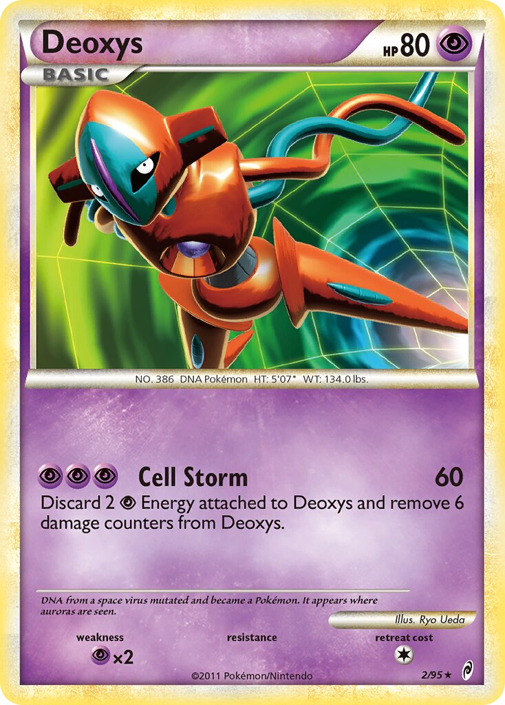 Deoxys 002/106 — Call of Legends (English Pokémon TCG card)