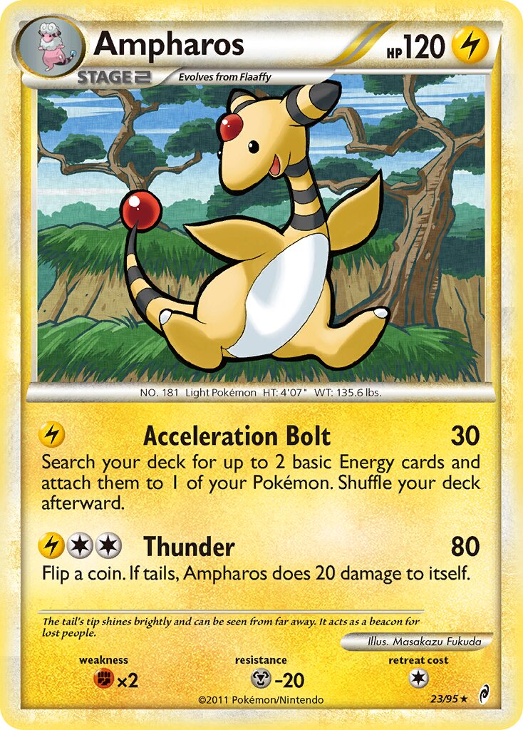 Ampharos 023/106 — Call of Legends (English Pokémon TCG card)