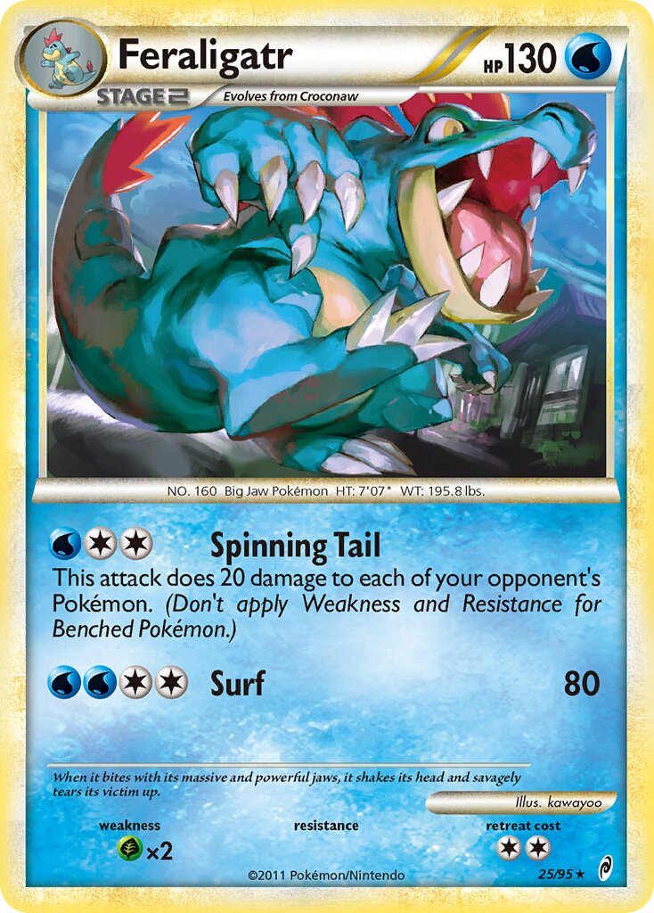 Feraligatr 025/106 — Call of Legends (English Pokémon TCG card)