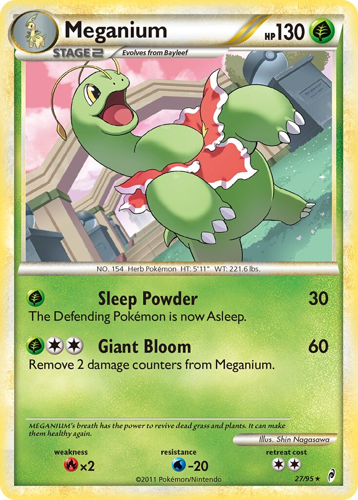 Meganium 027/106 — Call of Legends (English Pokémon TCG card)