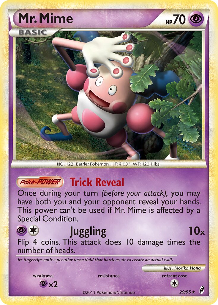 Mr. Mime 029/106 — Call of Legends (English Pokémon TCG card)