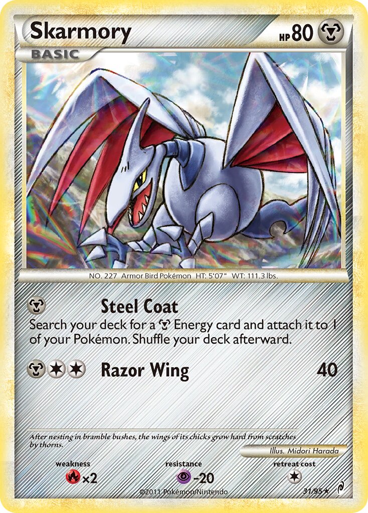 Skarmory 031/106 — Call of Legends (English Pokémon TCG card)