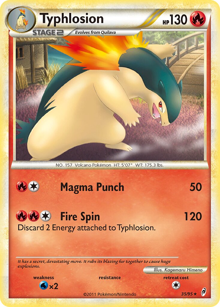Typhlosion 035/106 — Call of Legends (English Pokémon TCG card)