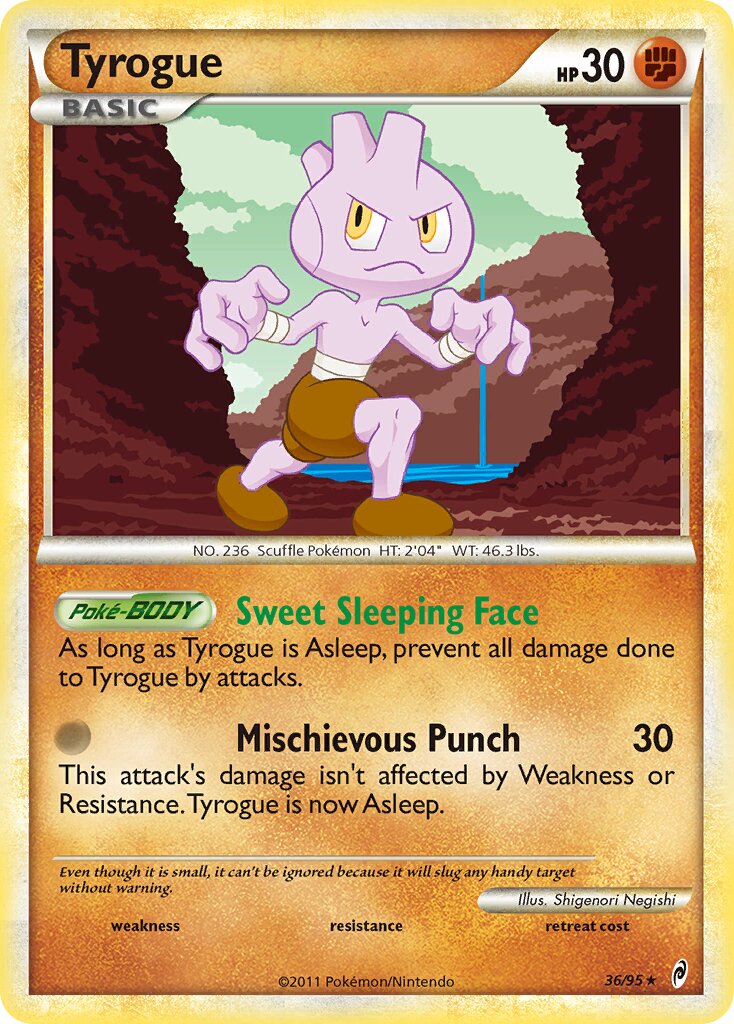 Tyrogue 036/106 — Call of Legends (English Pokémon TCG card)