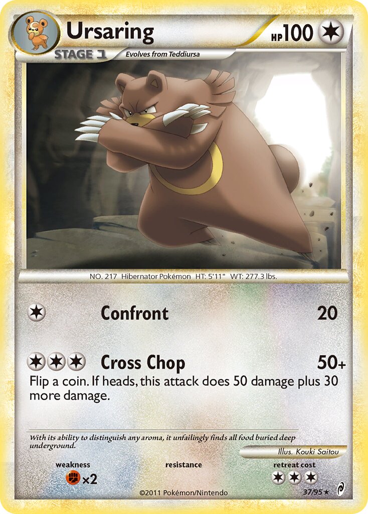 Ursaring 037/106 — Call of Legends (English Pokémon TCG card)