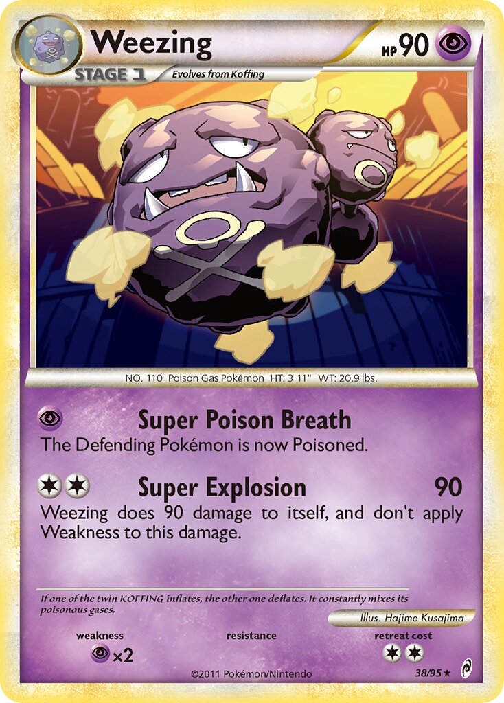 Weezing 038/106 — Call of Legends (English Pokémon TCG card)