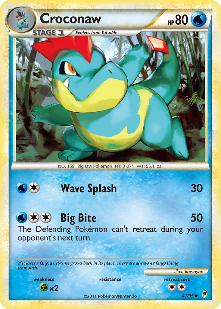 Croconaw 041/106 — Call of Legends (English Pokémon TCG card)