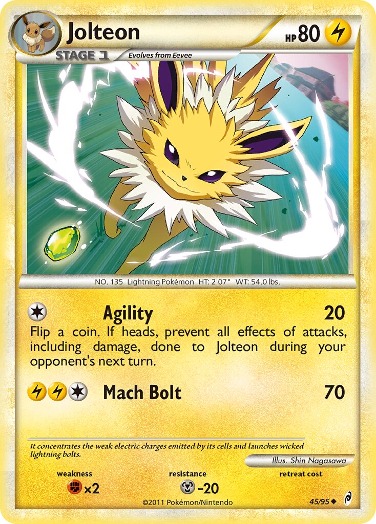 Jolteon 045/106 — Call of Legends (English Pokémon TCG card)