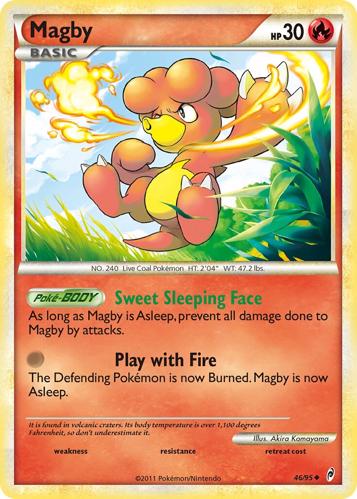 Magby 046/106 — Call of Legends (English Pokémon TCG card)