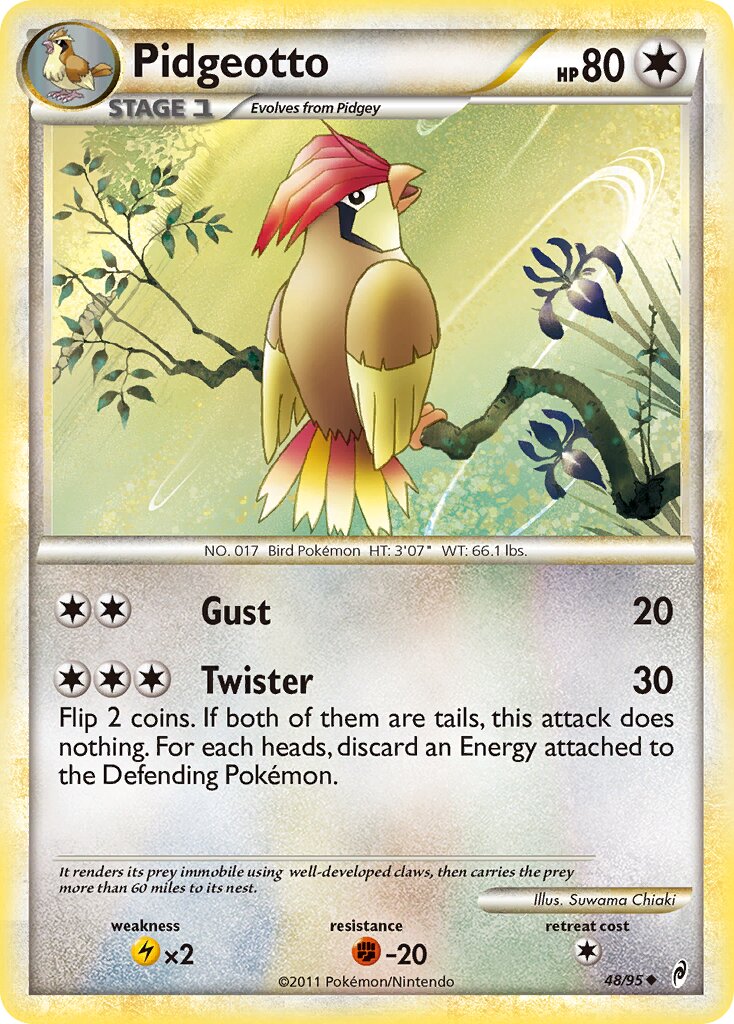 Pidgeotto 048/106 — Call of Legends (English Pokémon TCG card)