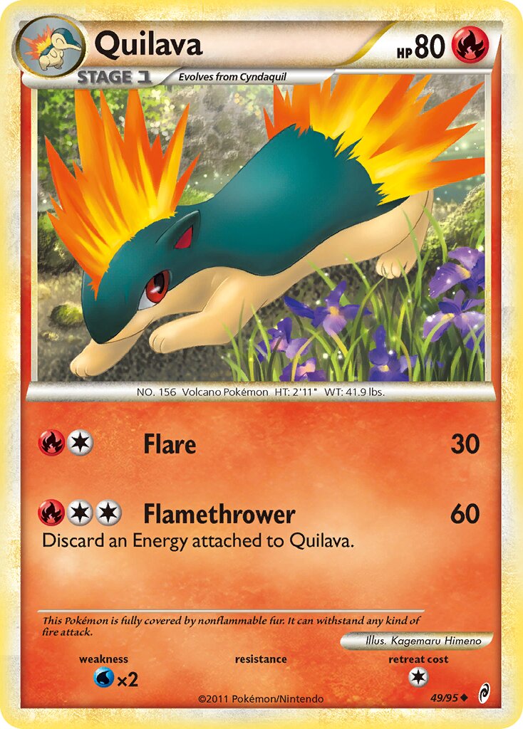 Quilava 049/106 — Call of Legends (English Pokémon TCG card)