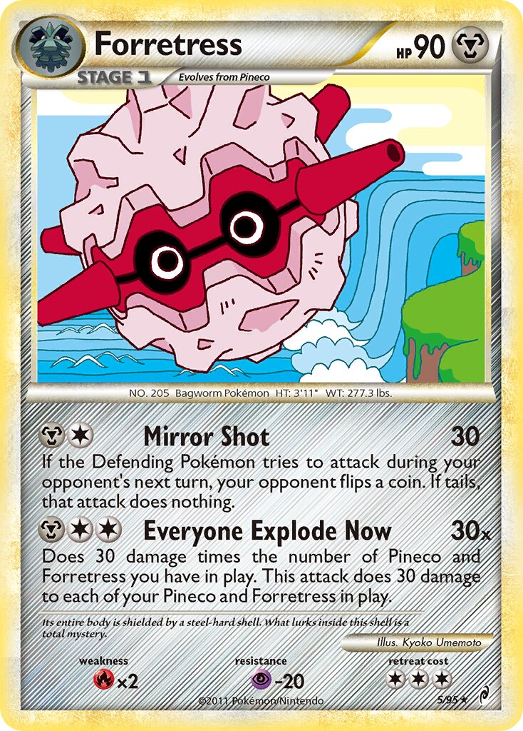 Forretress 005/106 — Call of Legends (English Pokémon TCG card)