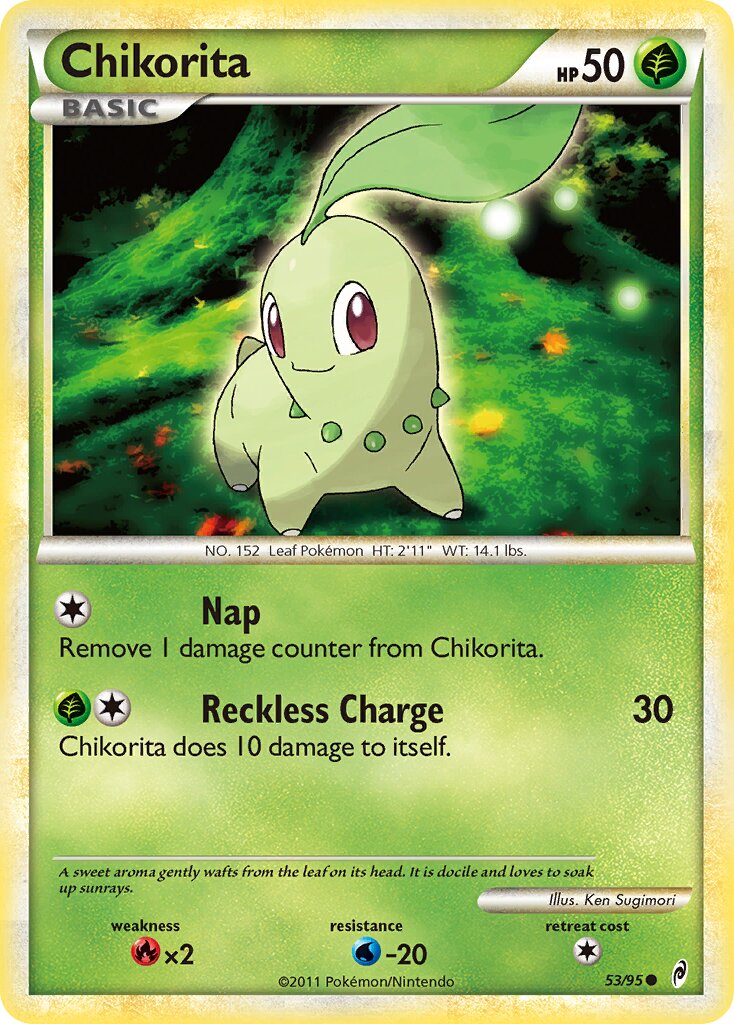 Chikorita 053/106 — Call of Legends (English Pokémon TCG card)