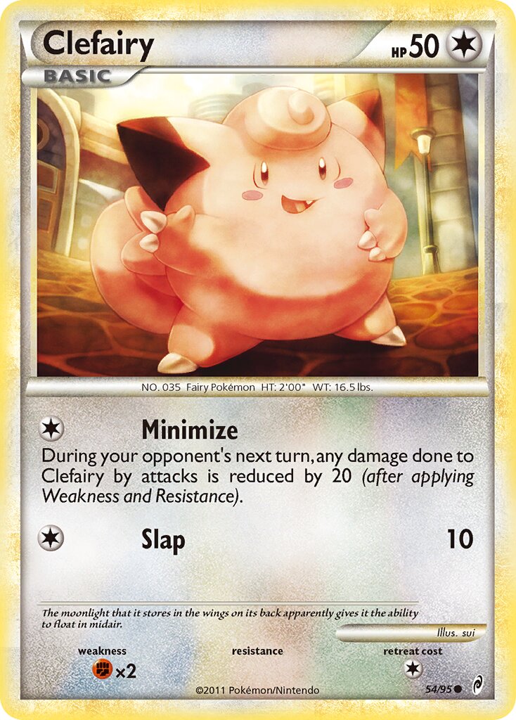 Clefairy 054/106 — Call of Legends (English Pokémon TCG card)
