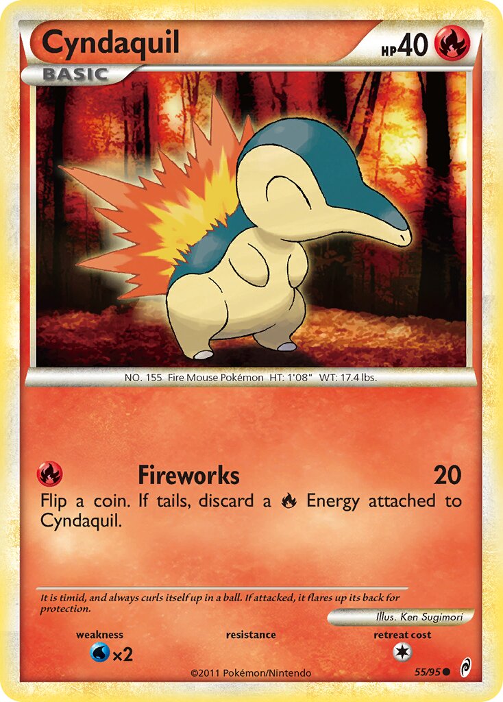Cyndaquil 055/106 — Call of Legends (English Pokémon TCG card)