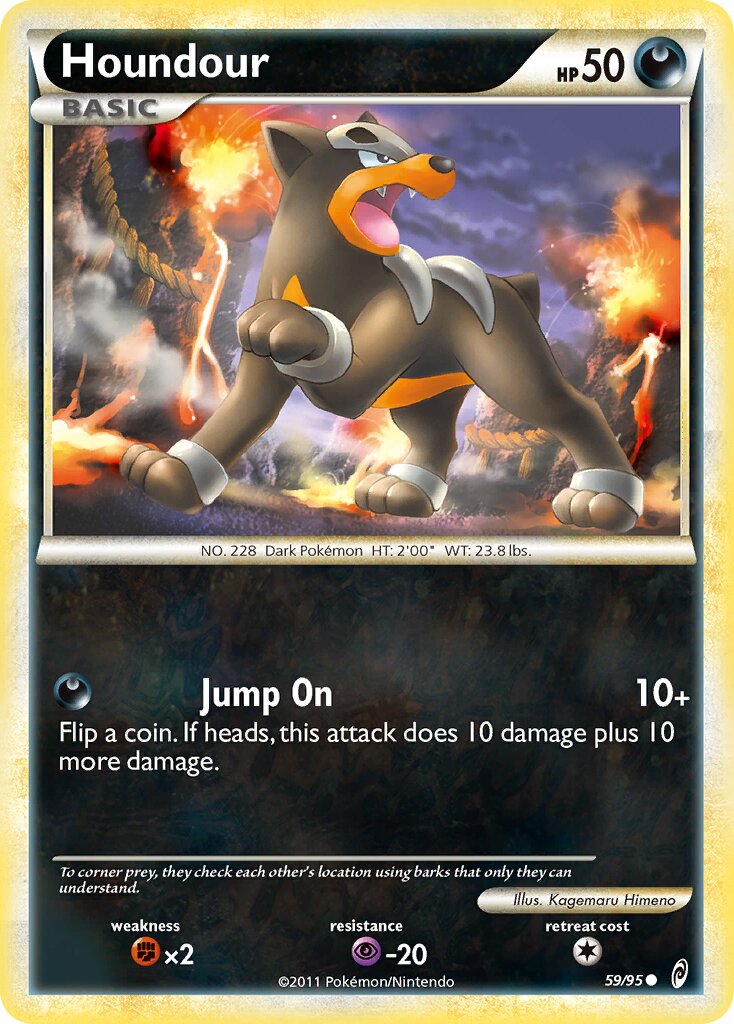 Houndour 059/106 — Call of Legends (English Pokémon TCG card)