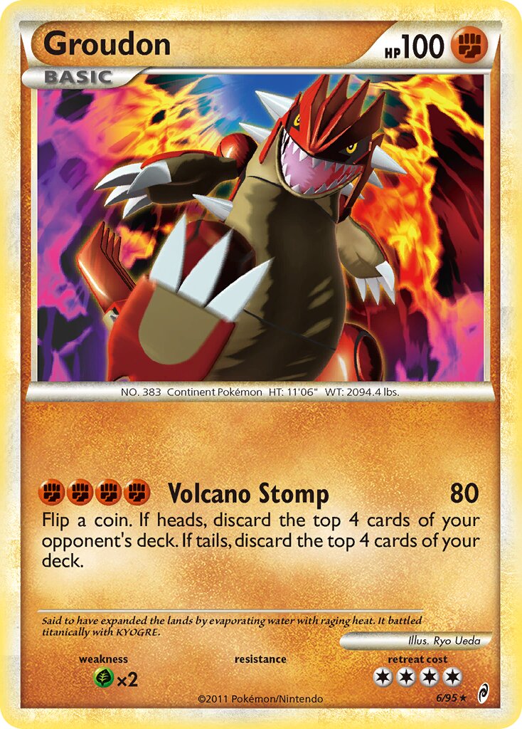 Groudon 006/106 — Call of Legends (English Pokémon TCG card)