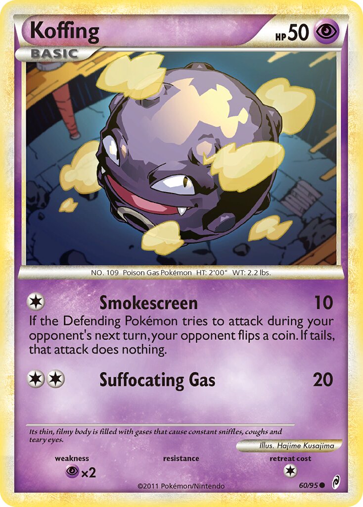 Koffing 060/106 — Call of Legends (English Pokémon TCG card)