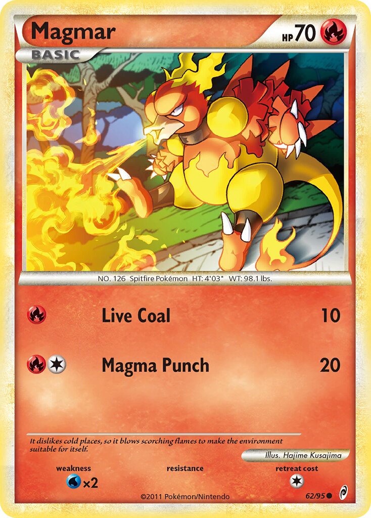Magmar 062/106 — Call of Legends (English Pokémon TCG card)