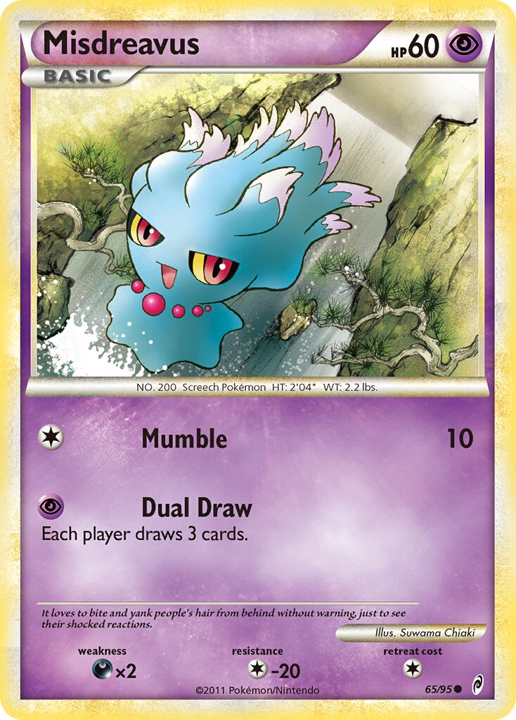 Misdreavus 065/106 — Call of Legends (English Pokémon TCG card)