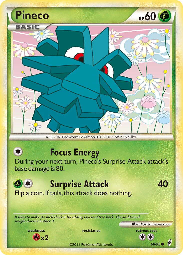 Pineco 068/106 — Call of Legends (English Pokémon TCG card)