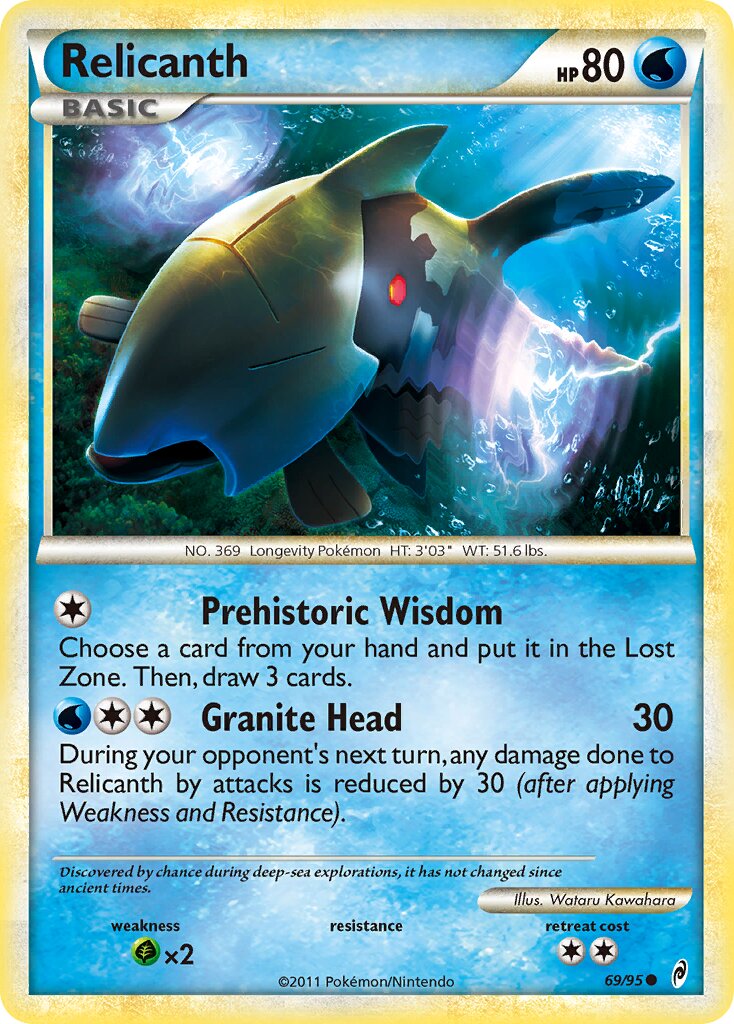 Relicanth 069/106 — Call of Legends (English Pokémon TCG card)