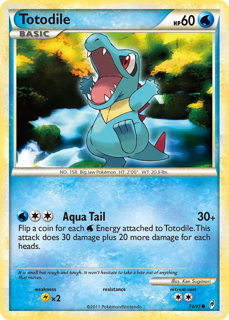Totodile 074/106 — Call of Legends (English Pokémon TCG card)