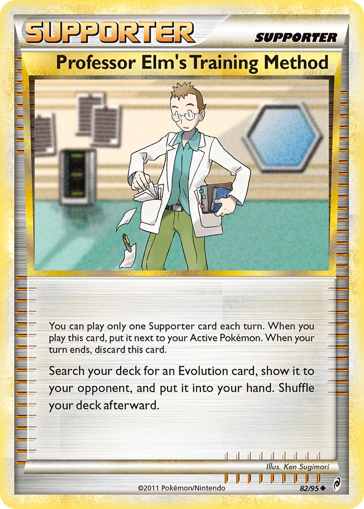 Professor Elm's Training Method 082/106 — Call of Legends (English Pokémon TCG card)