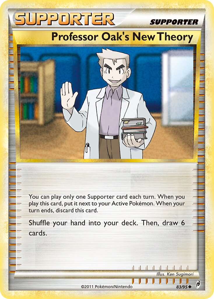 Professor Oak's New Theory 083/106 — Call of Legends (English Pokémon TCG card)