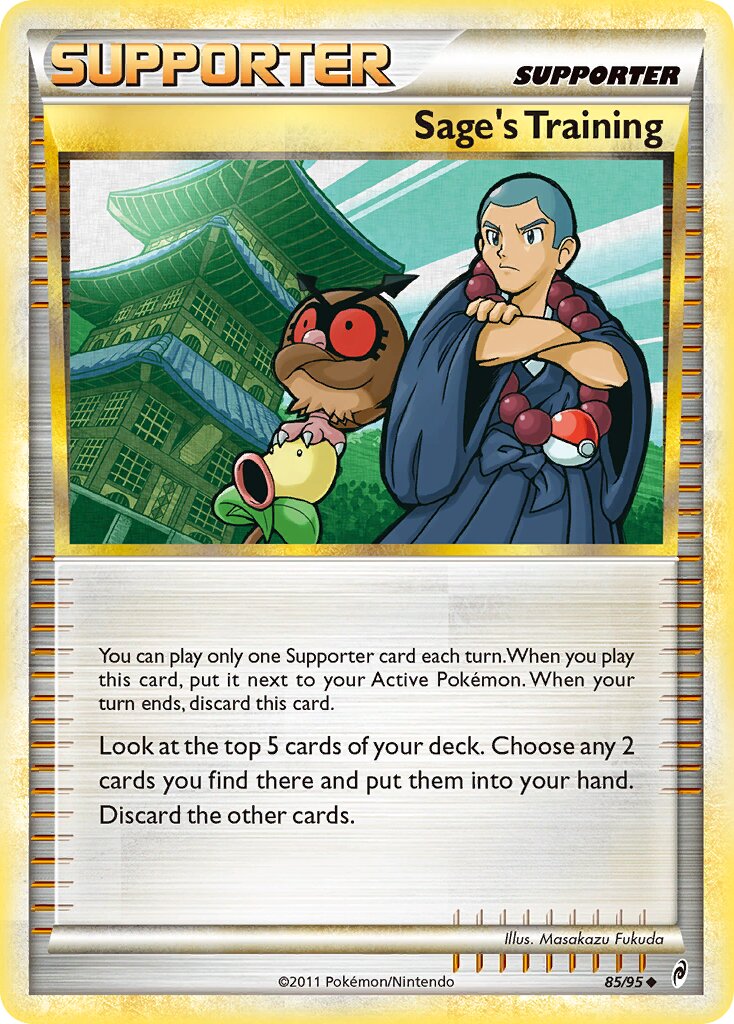 Sage's Training 085/106 — Call of Legends (English Pokémon TCG card)