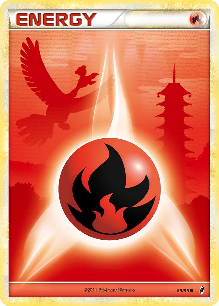 Fire Energy 089/106 — Call of Legends (English Pokémon TCG card)