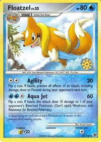 Floatzel 037 — Countdown Calendar (English Pokémon TCG card)