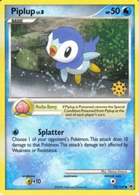 Piplup 072 — Countdown Calendar (English Pokémon TCG card)