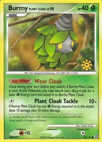 Burmy Plant Cloak 078 — Countdown Calendar (English Pokémon TCG card)