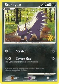 Stunky 102 — Countdown Calendar (English Pokémon TCG card)