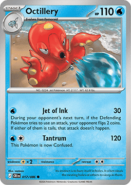 Octillery 017/86 — Chaos Rising (English Pokémon TCG card)