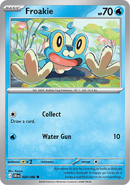 Froakie 020/86 — Chaos Rising (English Pokémon TCG card)