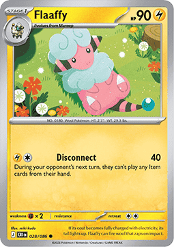 Flaaffy 028/86 — Chaos Rising (English Pokémon TCG card)