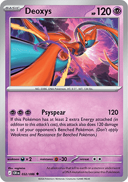 Deoxys 032/86 — Chaos Rising (English Pokémon TCG card)