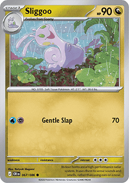 Sliggoo 067/86 — Chaos Rising (English Pokémon TCG card)