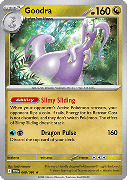 Goodra 068/86 — Chaos Rising (English Pokémon TCG card)