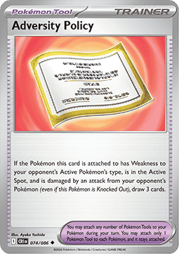 Adversity Policy 074/86 — Chaos Rising (English Pokémon TCG card)