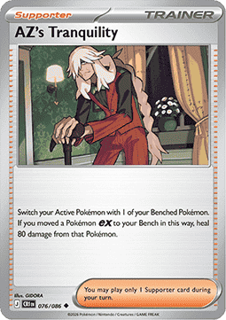 AZ's Tranquility 076/86 — Chaos Rising (English Pokémon TCG card)