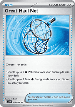 Great Haul Net 078/86 — Chaos Rising (English Pokémon TCG card)