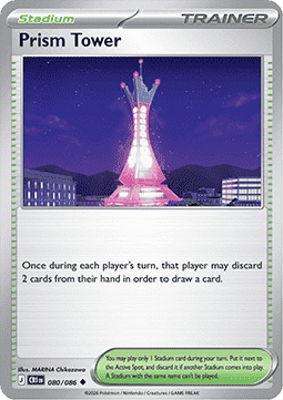 Prism Tower 080/86 — Chaos Rising (English Pokémon TCG card)