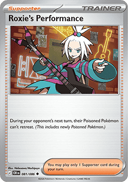 Roxie's Performance 081/86 — Chaos Rising (English Pokémon TCG card)