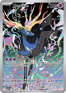 Xerneas 091/86 — Chaos Rising (English Pokémon TCG card)
