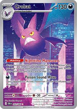 Crobat 093/86 — Chaos Rising (English Pokémon TCG card)