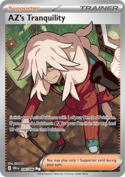 AZ's Tranquility 106/86 — Chaos Rising (English Pokémon TCG card)